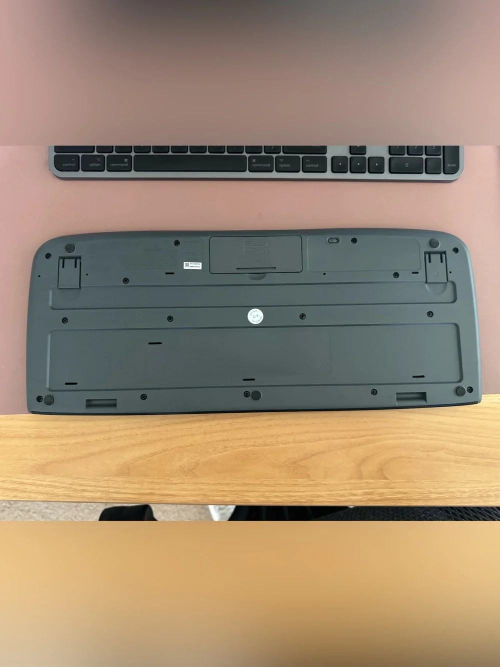 Logitech Black Wireless Full-Size Keyboard with Media Keys